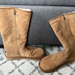 Tall zipper Uggs
